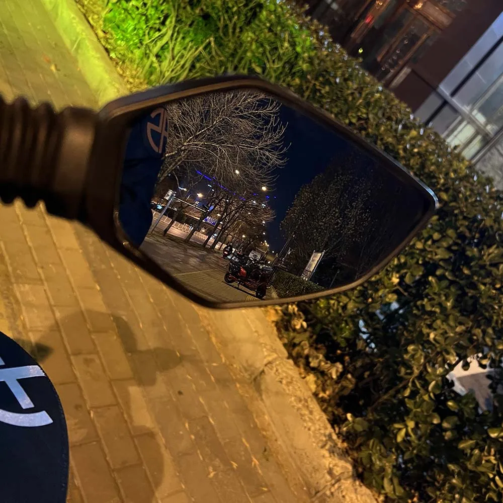 Выпуклое зеркало для мотоцикла увеличивающее вид заднего вида боковое объектив