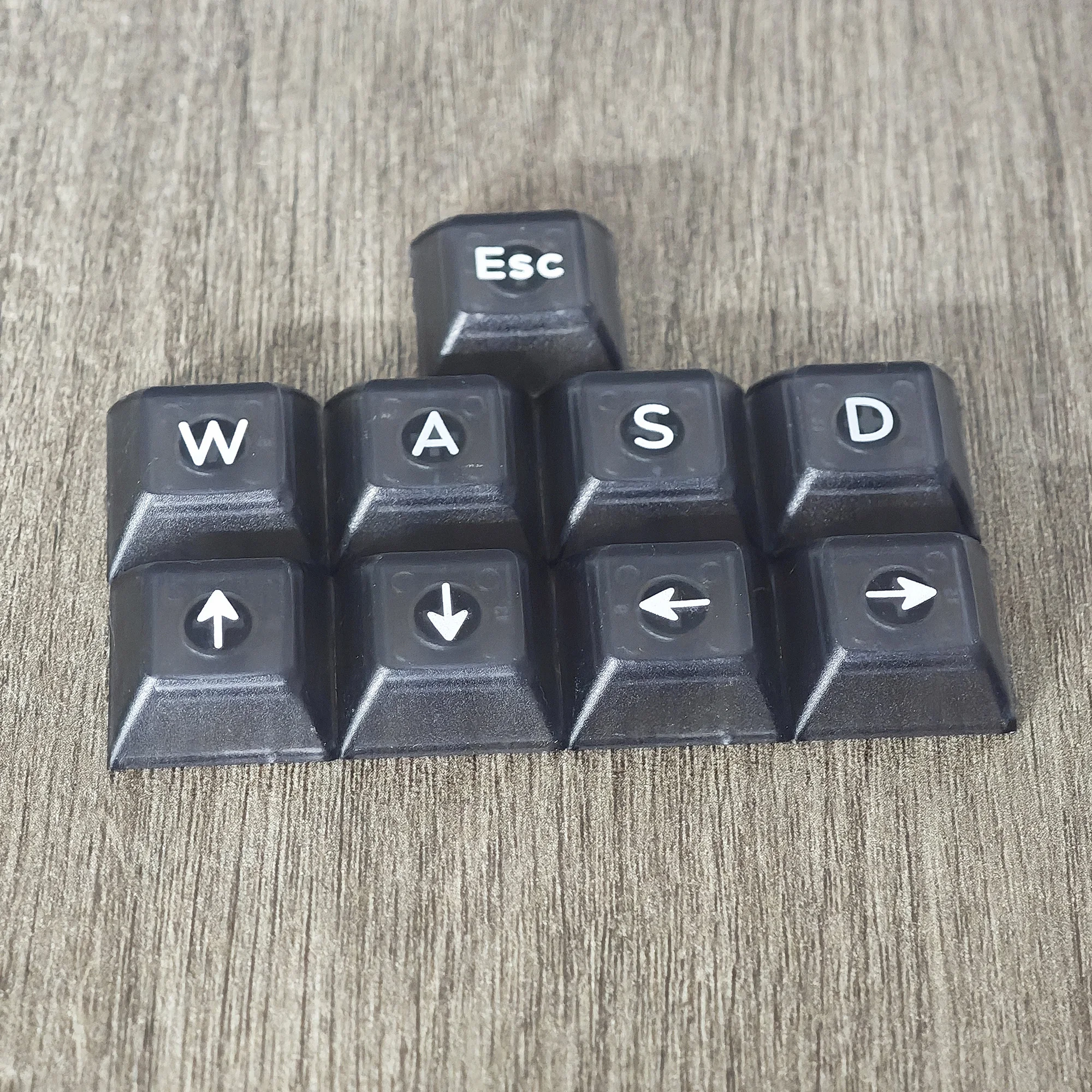 YMDK UV печать DSA WASD стрелка ESC колпачок для клавиатуры 1 25 мм ABS Прозрачный MX