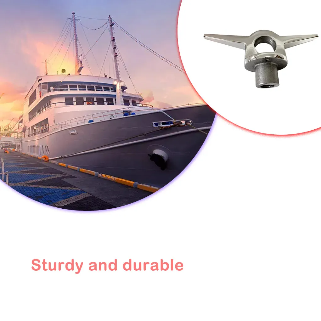 

Boat Cleat Lifting Eye Ring Marine Open Rope Mount Cleats Dock Hardware Yacht Deck Ship Accessories Fixing Tool Parts