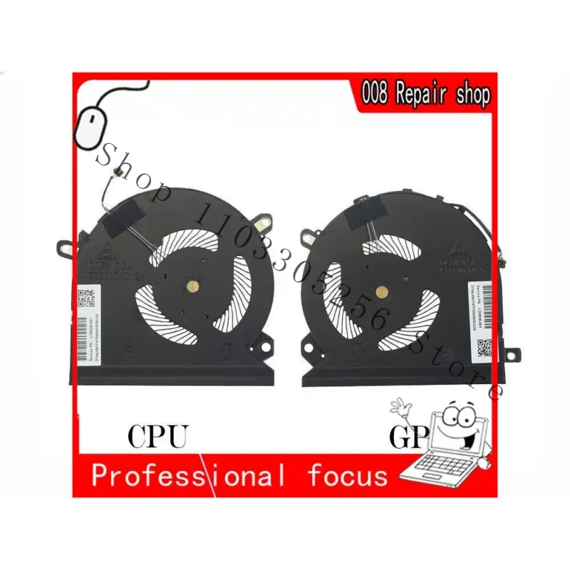 WYORESY Вентилятор для ноутбука процессора графического HP Zbook Studio X360 G5 NS85C00-17L24 17L25