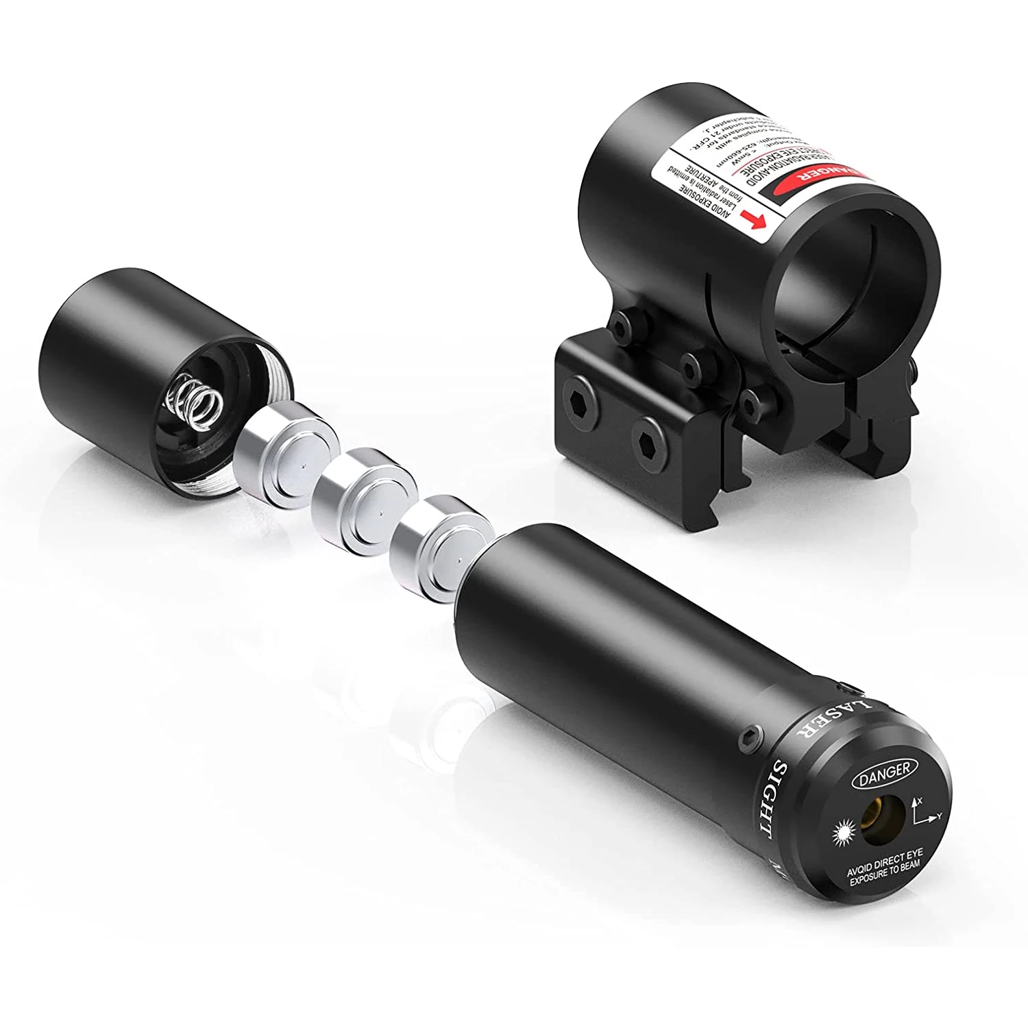 Тактический красный точечный лазерный прицел 11 мм 20 Регулируемая направляющая