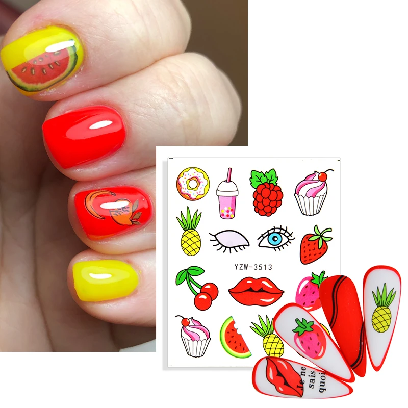 2022 Новое поступление ABC наклейки с буквами для дизайна ногтей английский старый