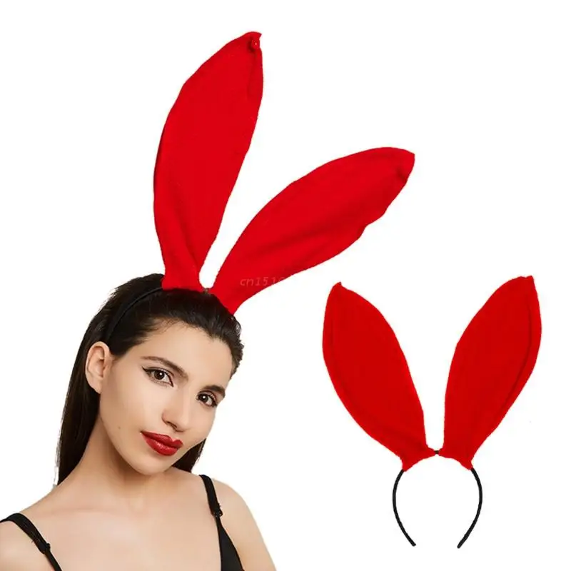 

Cute Bunny Large Ears Durable Hair Hoop Women Headband Makeup Head Band for Easter Halloween Cosplay Hair Accessories