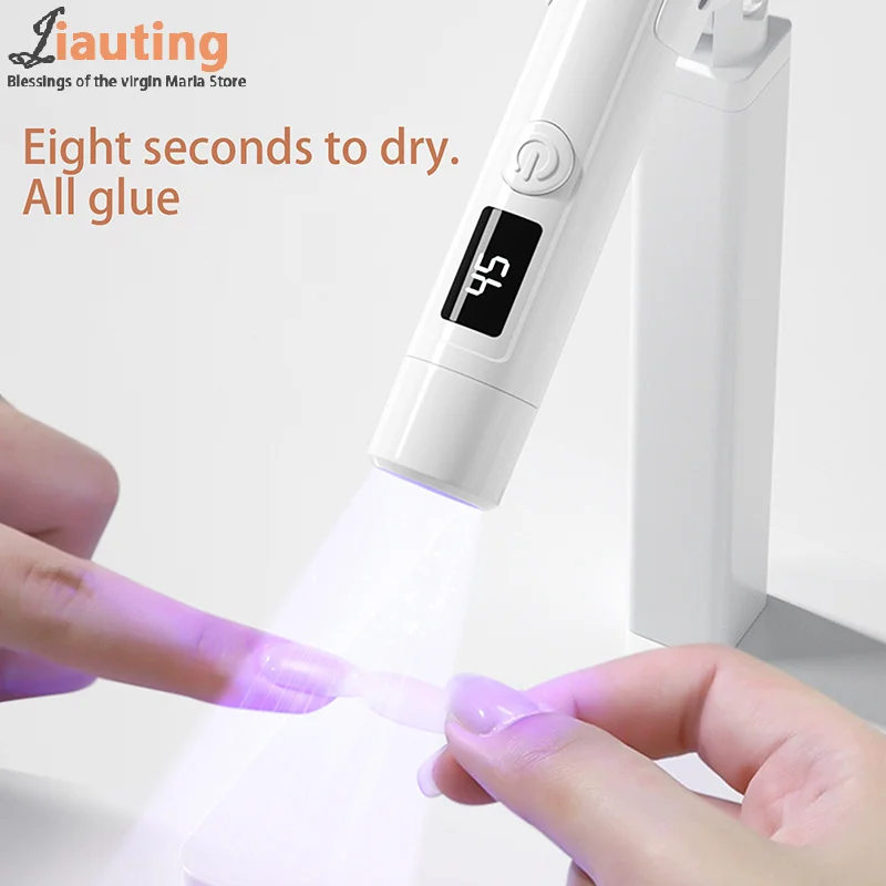 Ручная портативная мини-Сушилка для ногтей и поддержка быстрой отверждения