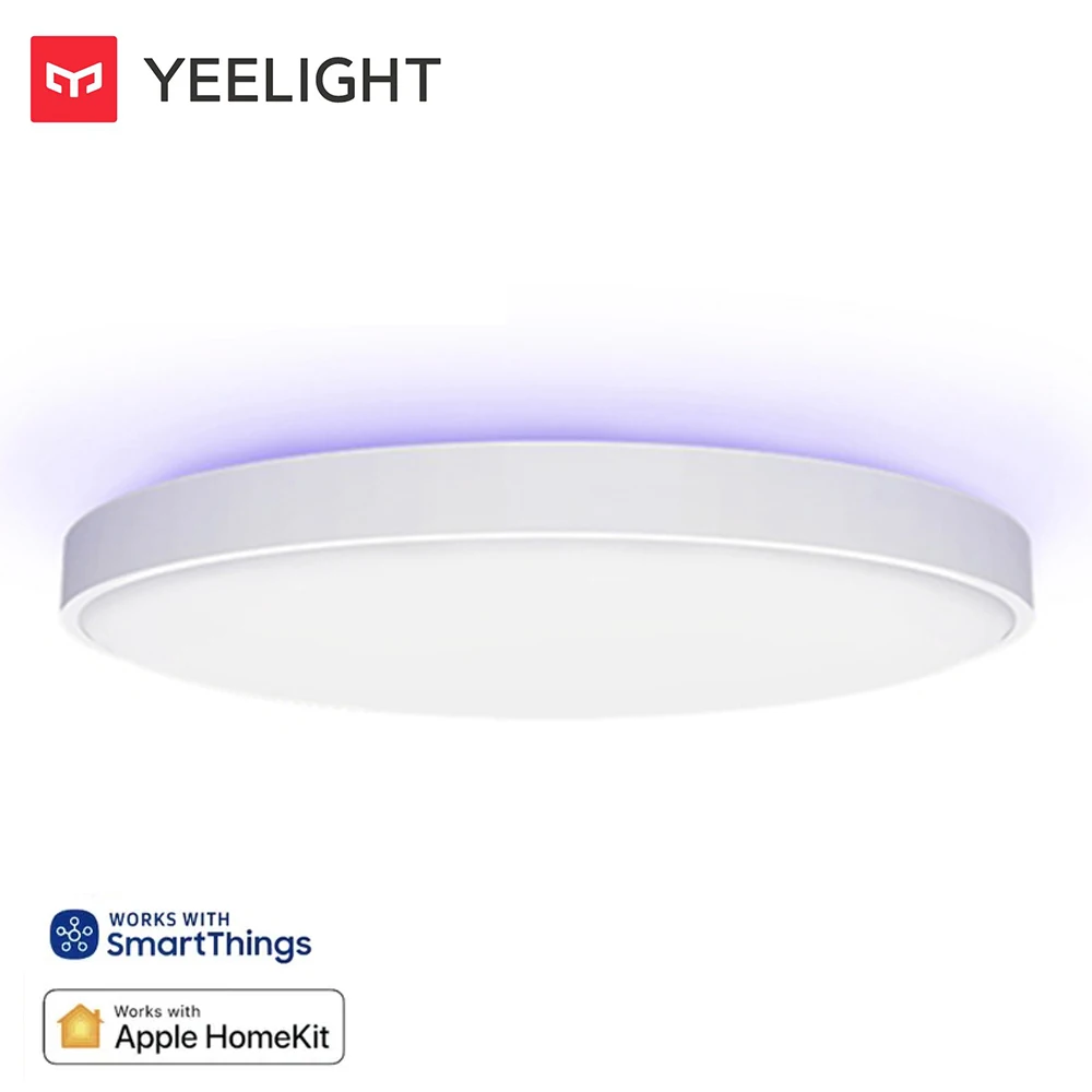 

Yeelight Arwen 550S Smart LED Ceiling Colorful Light Adjustable Brightness Work With Google Alexaa Apple Homekit