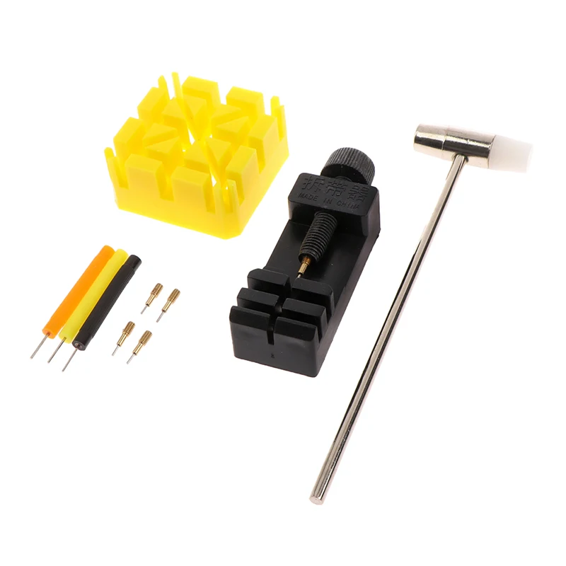 

Hot 1 Set Adjuster Watch Band Link Adjust Slit Strap Bracelet Chain Pin Remover Strap Pins Remover Repair Tool Kit