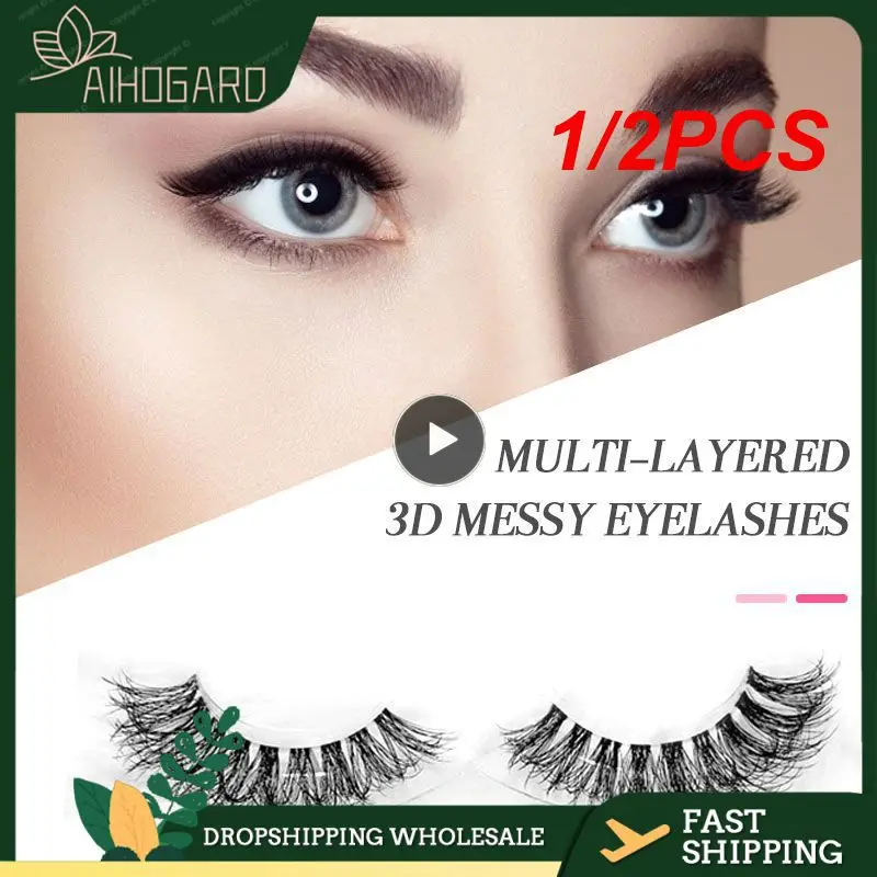 

1/2 шт., искусственные ресницы, длина 25 мм