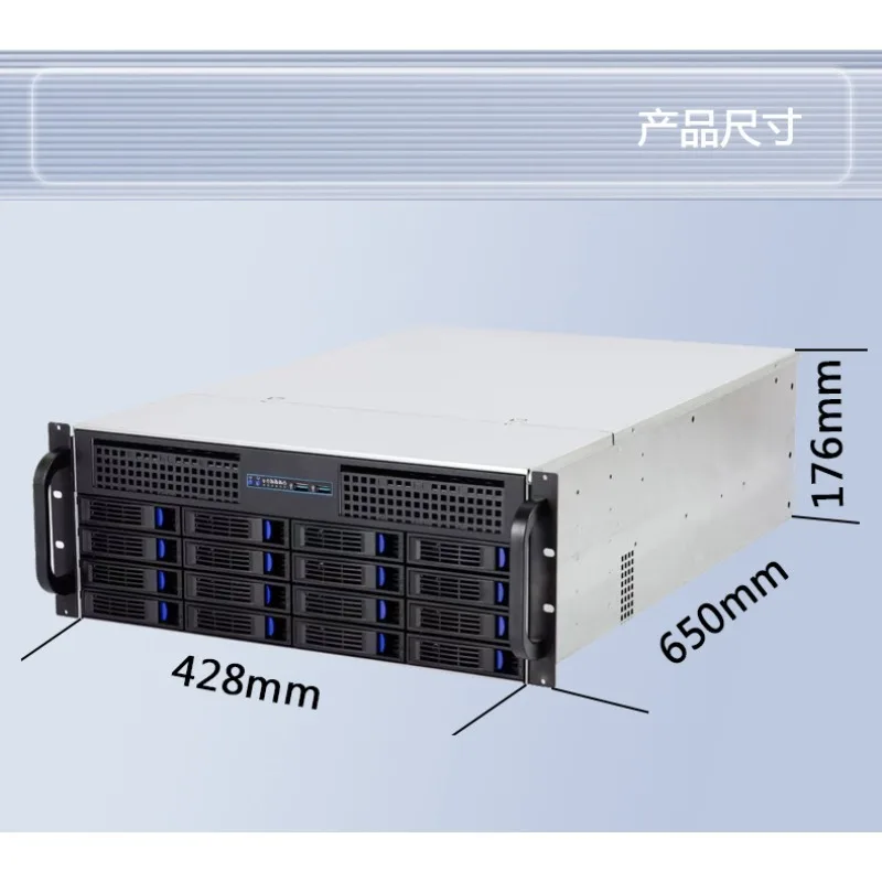 Новый промышленный серверный корпус 4U-R4416 с возможностью горячей замены, 16 отсеков для жестких дисков, двухканальная материнская плата Xeon AI (art.: 3920dc8d3633f) - 3920dc8d3633f