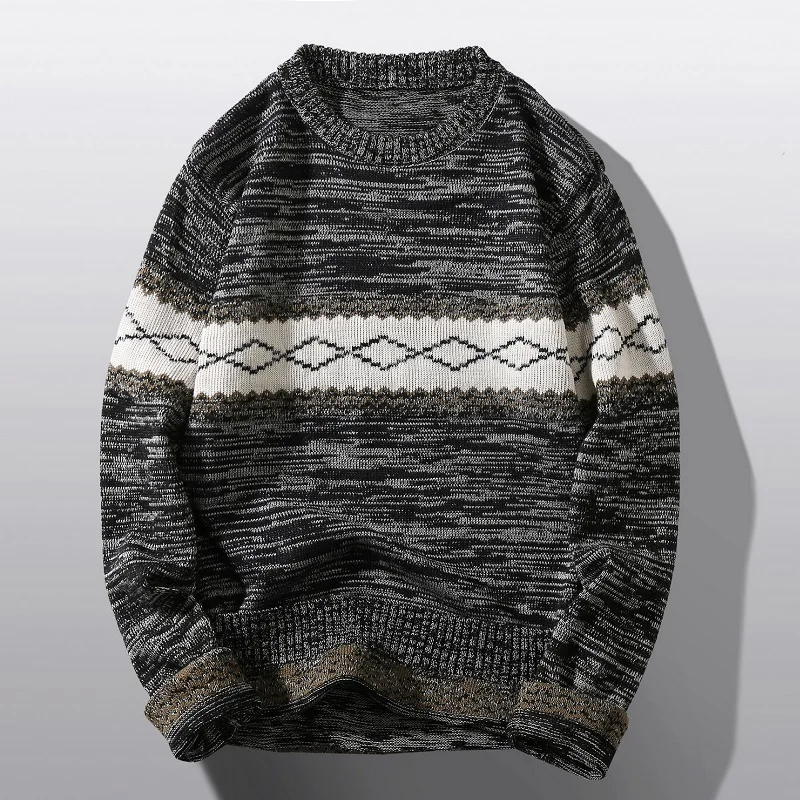 

Streetwear Casual Men's Sweater O-Neck Slim Fit Knittwear 2023 Autumn Mens Sweaters Pullovers Pullover Men Pull Homme M-3XL