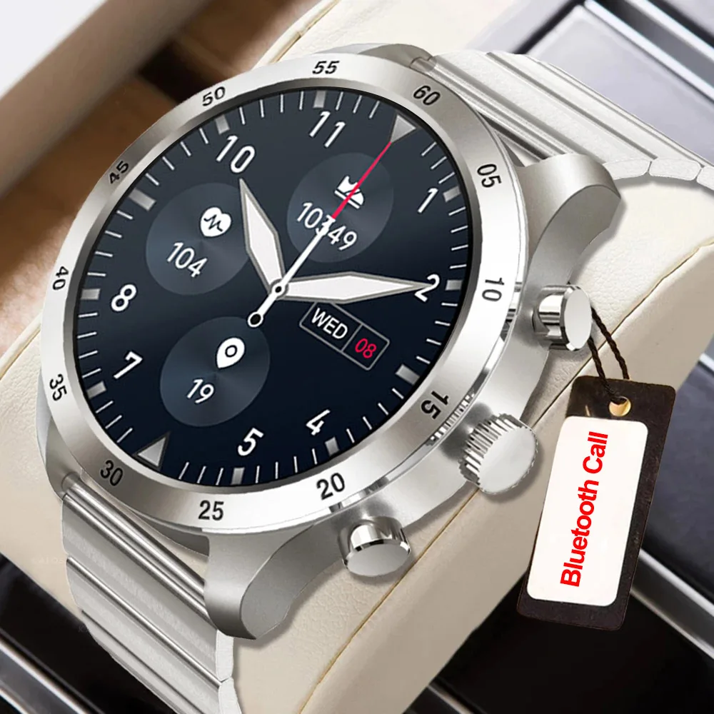 

2022 New Bluetooth Call Smart Watch Custom Dial Full Touch Screen Waterproof Smartwatch Sports Fitness Watch For Men Android ios