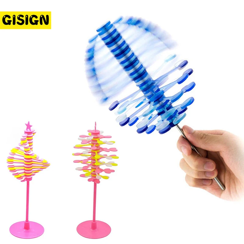 Spiral Lollipop Toy Autism Stim Sensory Toys Stress Reliever Twirl Spinning Kinetic Funny Fidget Toys Children Antistress Gifts