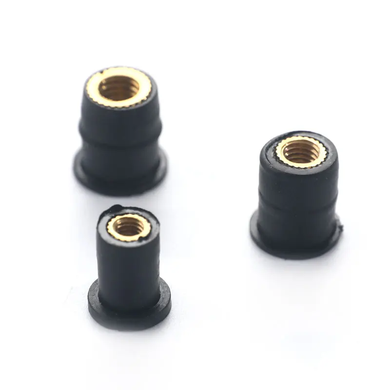 10 шт. мотоцикл для M4/M5/M6 резиновые гайки глухие затылки обтекатель лобового