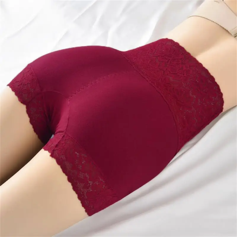 

Брюки с завышенной талией, мягкие клейкие бесшовные кружевные штаны с завышенной талией, с зубчатым орнаментом