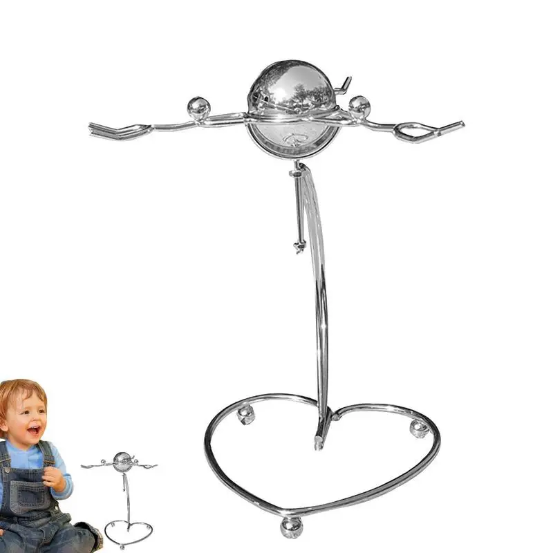 

Office Desk Pendulum Iron Ornament For Women Little Man Balancing Pendulum Ornament Art Balance Toy Balancing Decompression Toy