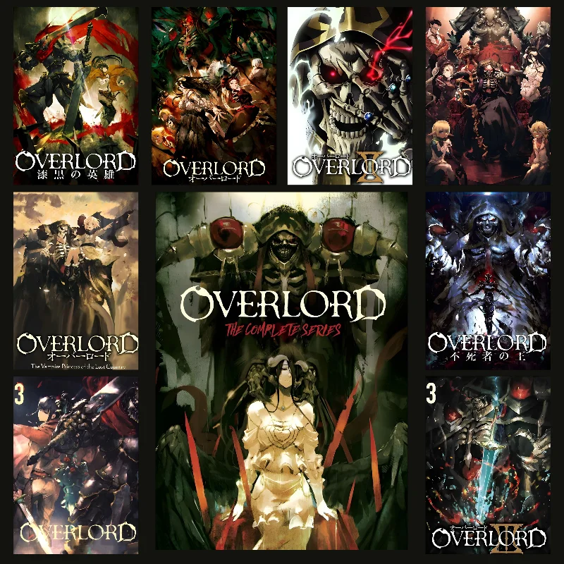 O-Overlord аниме постер самоклеящаяся художественная водостойкая бумажная наклейка