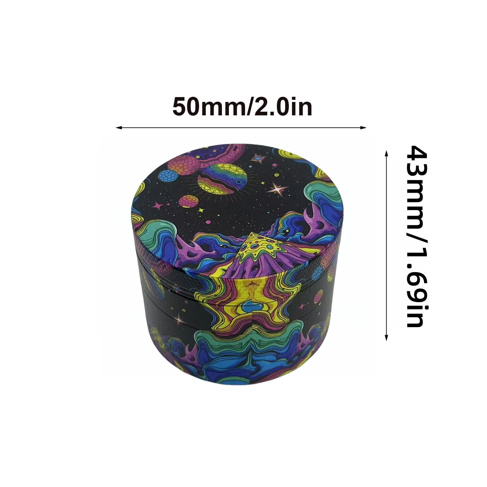 

Металлическая мельница для специй 50 мм