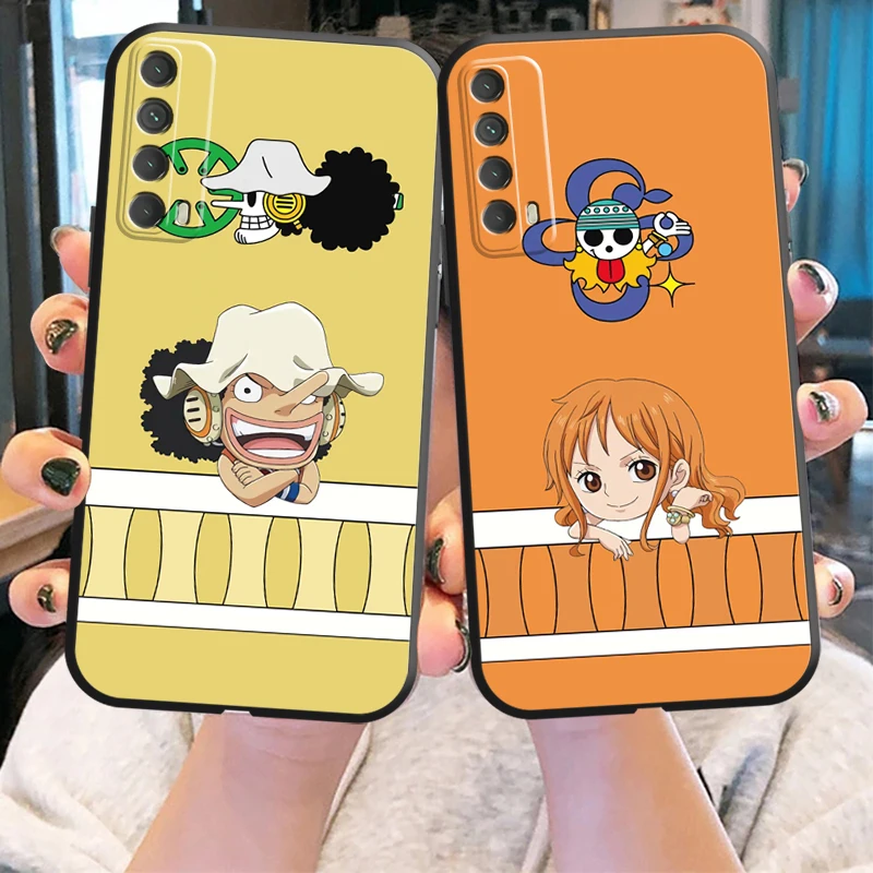 

One Piece Anime Phone Case For Huawei Honor 10 V10 10i 10 Lite 20 V20 20i 20 Lite 30S 30 Lite Pro Coque Liquid Silicon Funda