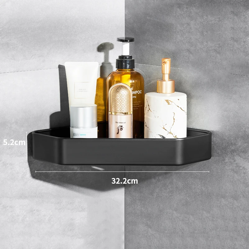 Настенная угловая полка для душа Fypo