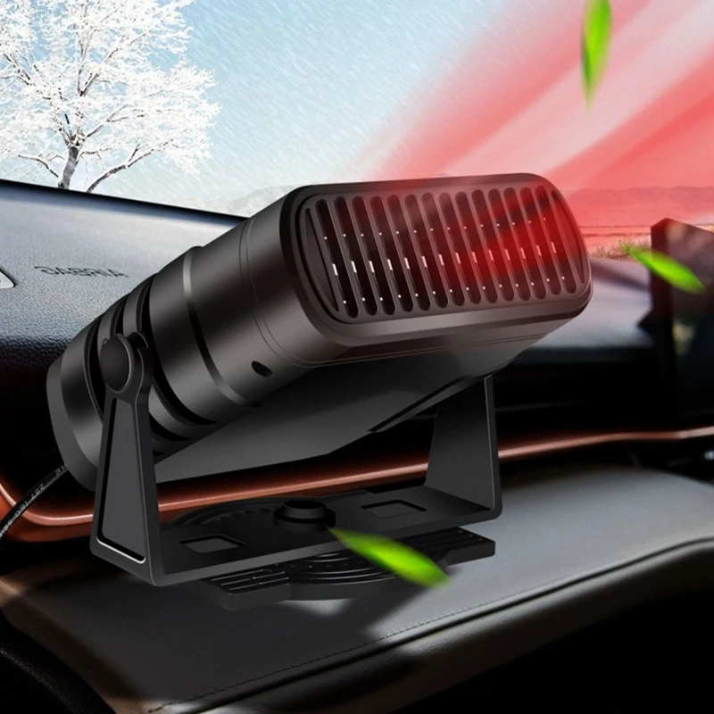 

Портативный автомобильный обогреватель 12 В/24 В, Электрический охлаждающий обогревающий вентилятор 4 в 1, электрическая сушилка для лобового стекла, антизапотевание, антизапотеватель, антизапотеватель