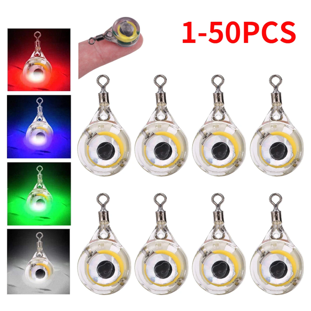 

1-50 шт., светодиодсветодиодный подводная рыболовная приманка