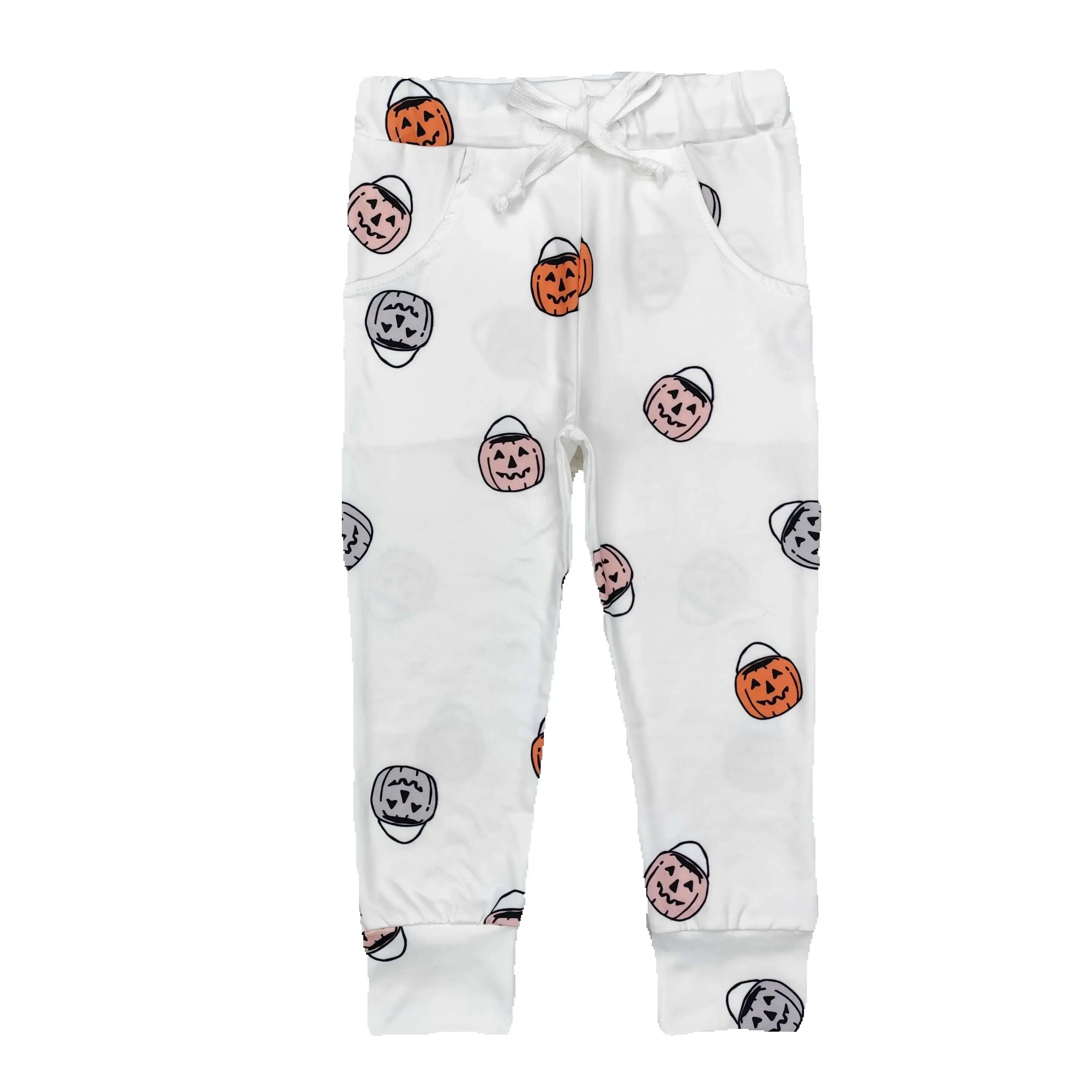 RTS NO MOQ ETA 5/7 дней P0514 бутик детской одежды Джек-о-фонарик брюки