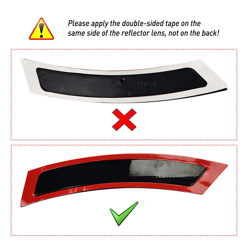 1 пара отражатель переднего бампера для BMW E92 E93 328i 335i 2007 2008 2009 2010 2011 2012