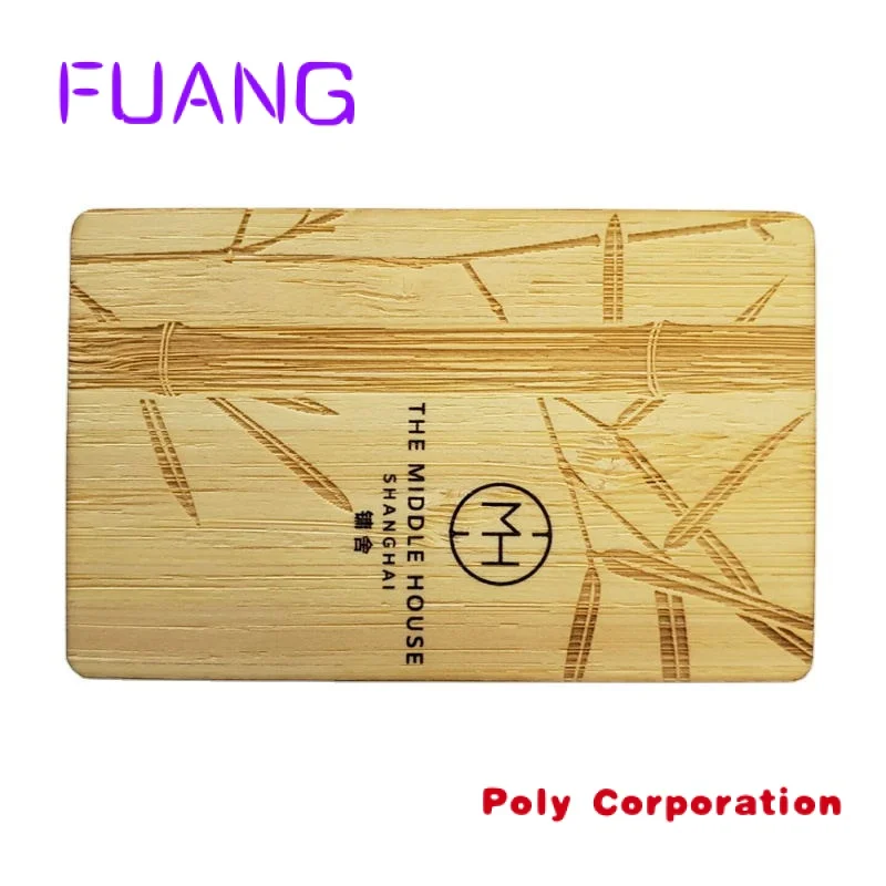 Eco friendly  Bamboo wooden RFID hotel key card