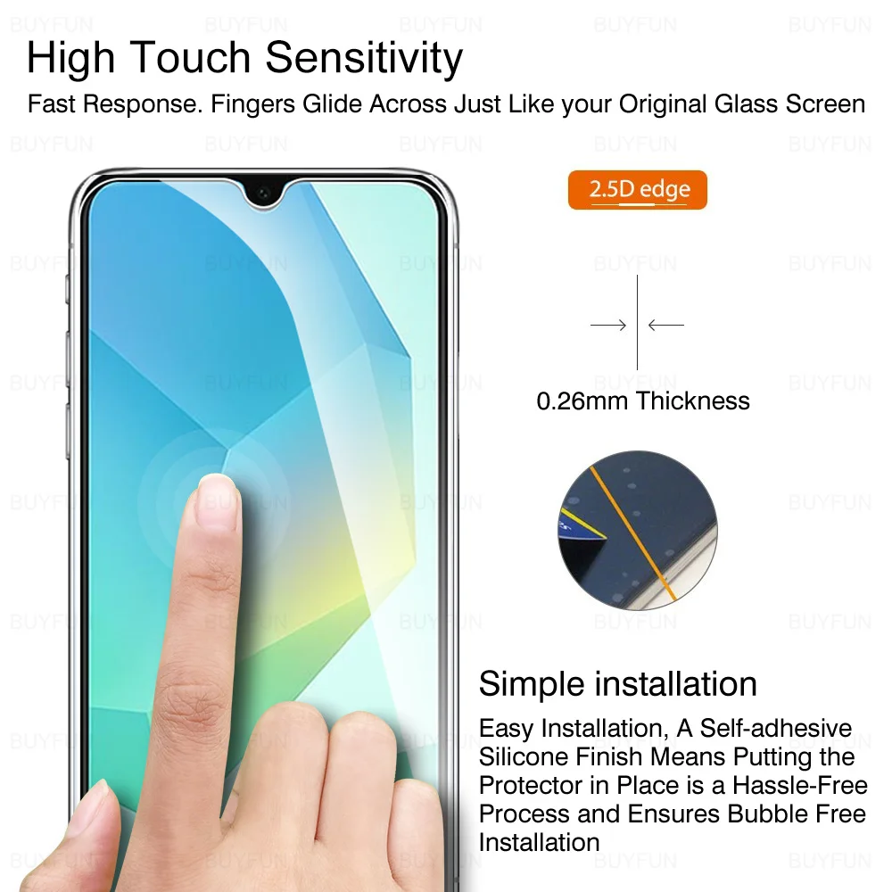 4 шт. SamsungA16 полное покрытие закаленное стекло для Samsung Galaxy A16 A15 4G/5G HD защитное