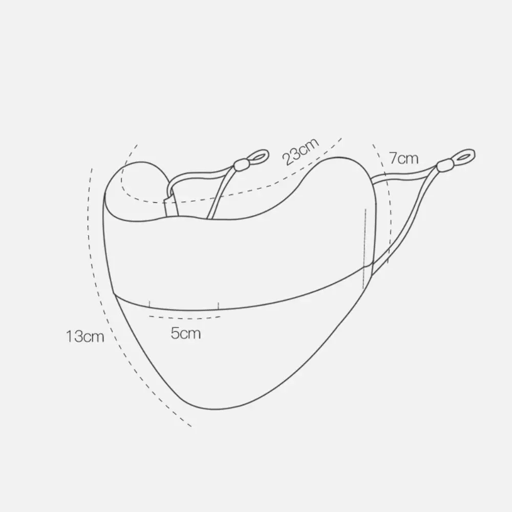 Спортивная Маска Для Лица Унисекс С Защитой От Ультрафиолета Регулируемая