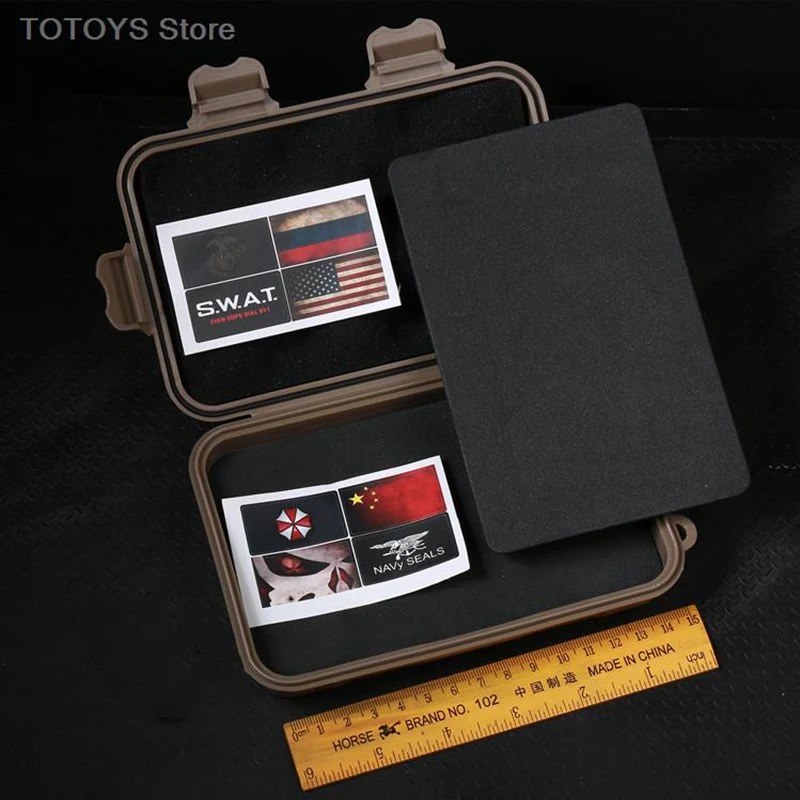 

1/6 Scale Pistol/Rifle Multi-Function Weapon Box Solider Action Figure Scence Accessory Desert Eagle Gun Box Not Included Weapon