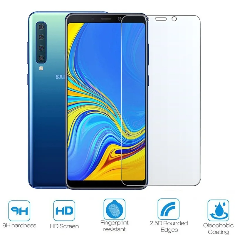 

9D закаленное стекло для Samsung Galaxy A5 A7 A9 J2 J3 J7 J8 2018 стекло A6 A8 J4 J6 Plus 2018 защита для экрана стеклянная пленка чехол