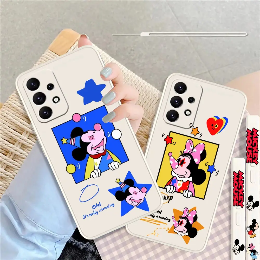 

Funny Mickey Mouse Couple Cartoon Cover For Samsung A82 A73 A72 A71 A53 A52 A52S A51 A42 A33 A32 A31 A23 A22 A21S A21 A13 Case