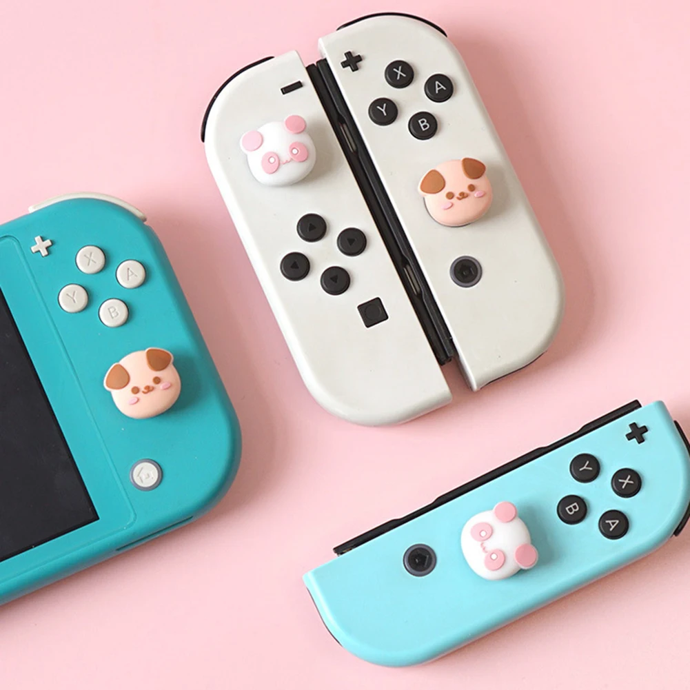 

4 шт., силиконовые колпачки для джойстика Nintendo Switch NS