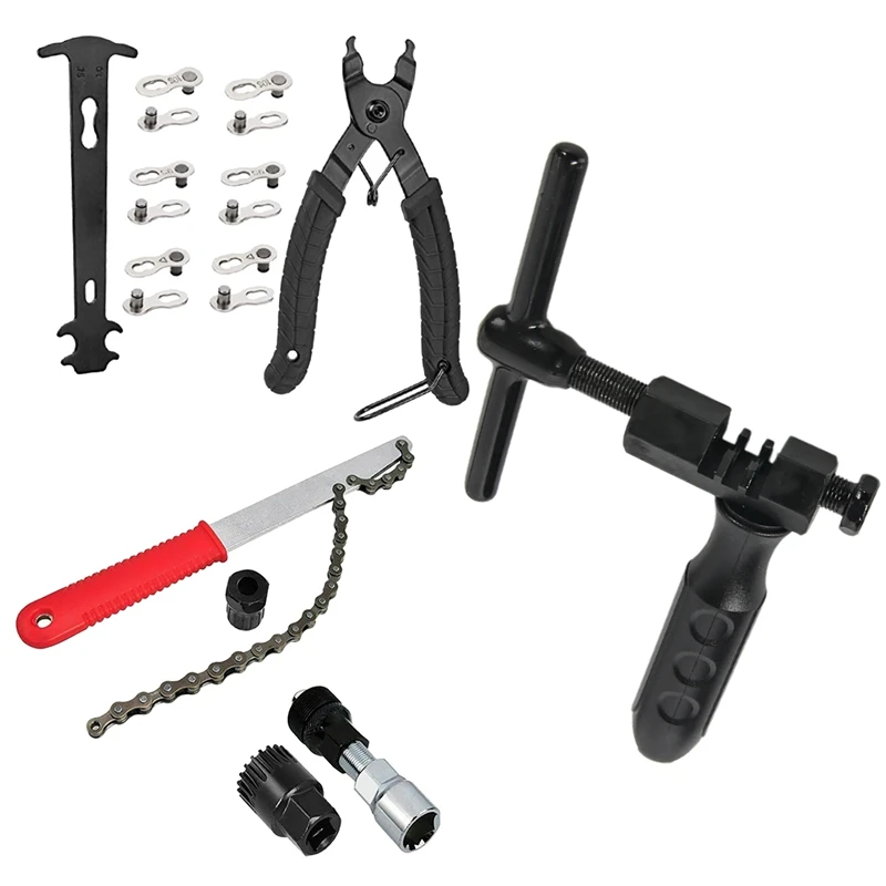 

Bicycle Repair Tool Kits Flywheel Removal Chain Breaker Cutter Crank Puller Bike Wrench For MTB Road Bike