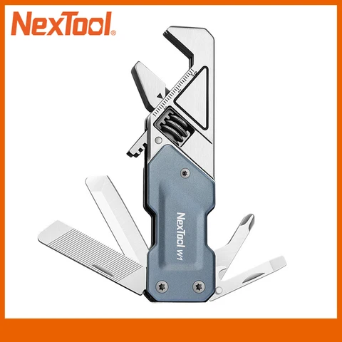 Многофункциональный мини-гаечный ключ Nextool W1, многофункциональный инструмент, портативный складной нож, отвертка, открывалка для бутылок, инструмент для повседневного использования на открытом воздухе, кемпинга