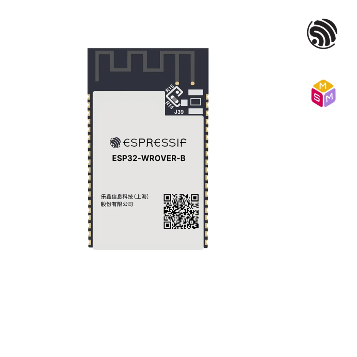 

WiFi Bluetooth Module ESP32 ECO SPI Wireless Serial Port Transparent Transmission ESP32-WROVER-B-N4R8