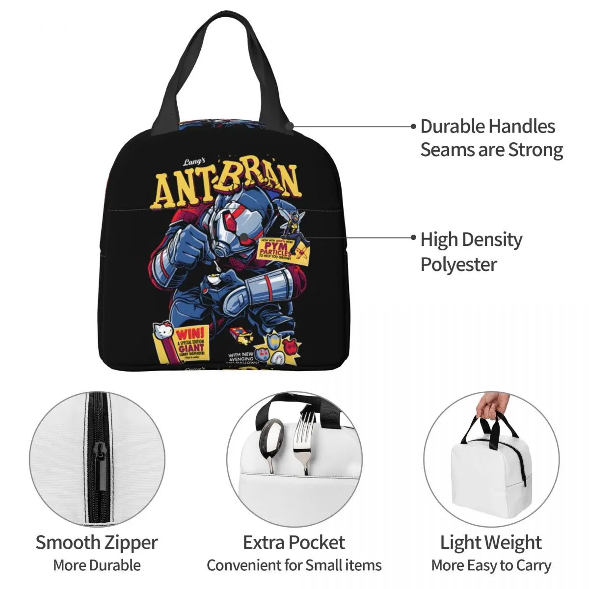 Контейнер для ланча мужчин и женщин из алюминиевой фольги