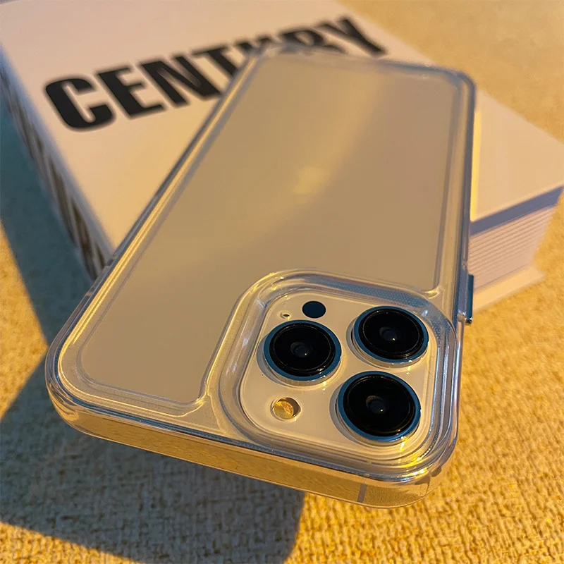 

Роскошный противоударный Прозрачный жесткий чехол для iPhone 13 12 Pro Max 11 X XR XS 7 8 Plus защитный прозрачный мягкий чехол для объектива камеры
