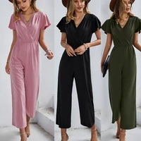 independently developed and designed fashionable womens jumpsuit 2022 spring and summer new temperament womens wear
