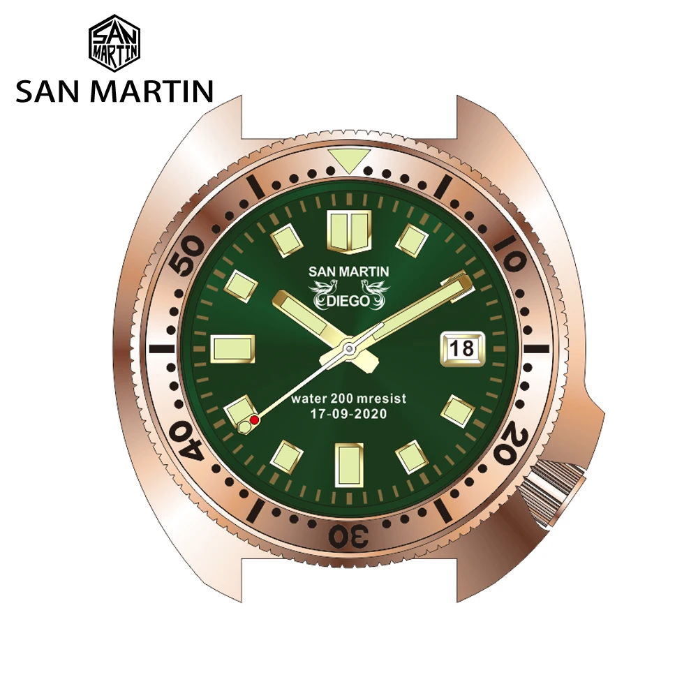 San Martin Custom Watch Logo Customize Dial Service Wedding  Anniversary Word Art Gift Etc Service Fee OEM ODM OBM Watch