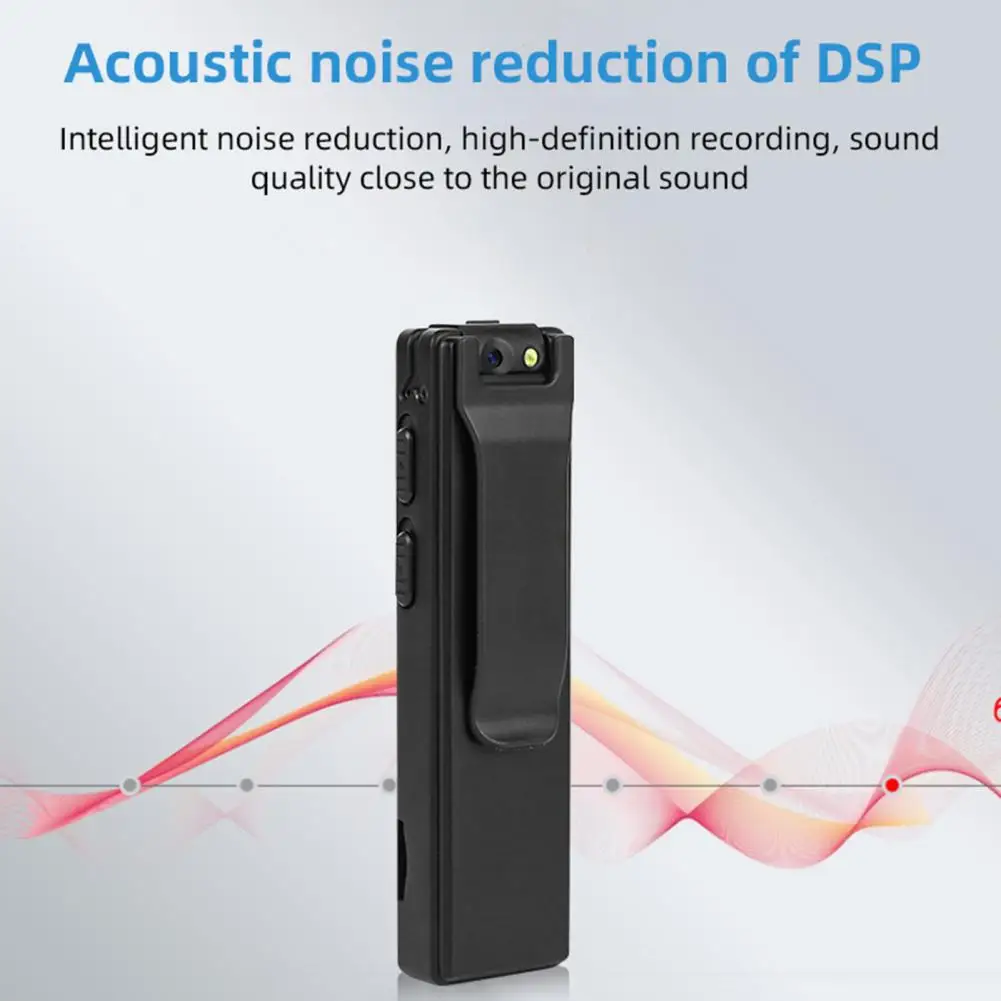 

Mini Digital Camera 1 Set Convenient Noise Reduction Hands-Free Wearable Body Mounted Camera Small Camcorder Home Supplies