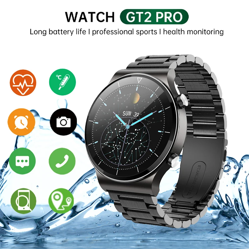 lucky angel full touch bluetooth connection smart watch gt2pro running sports watch suitable for samsung huawei apple xiaomi free global shipping