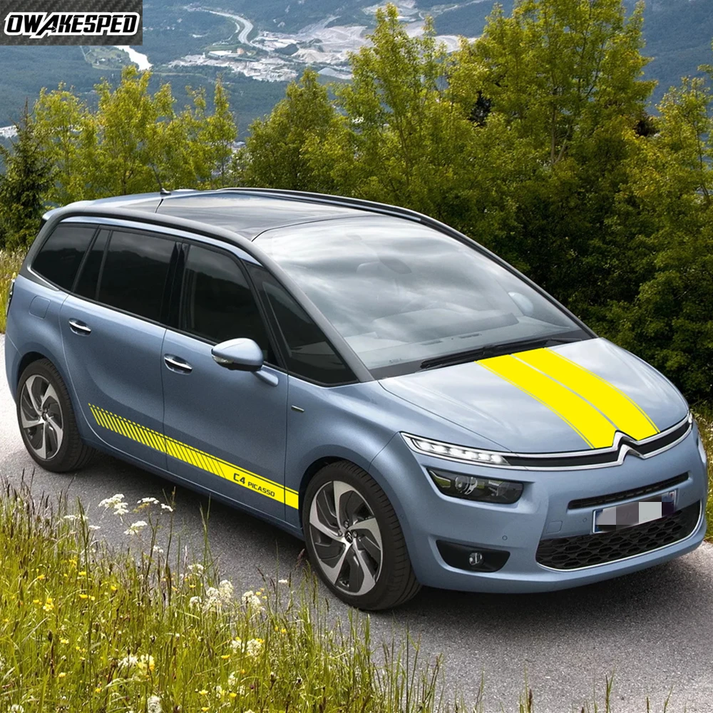 Спортивный Стайлинг Автомобильный капот наклейка на крышку двигателя