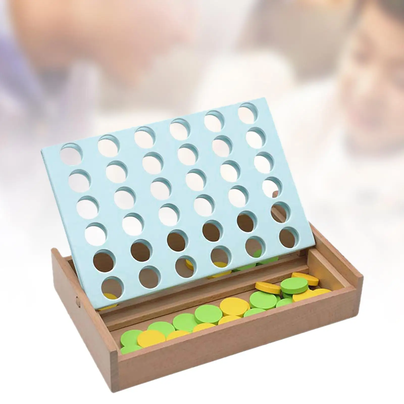 4-дюймовая деревянная настольная игра для подключения детей мальчиков и девочек