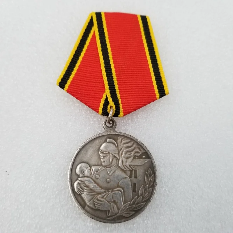 

Antique crafts Soviet Fire Hero Medal replica Commemorative Medal