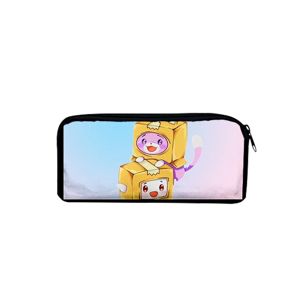 

Новинка подарочные пеналы Lankybox для мальчиков и девочек, пенал с 3D принтом, Детская сумка для хранения канцелярских принадлежностей, сумка д...