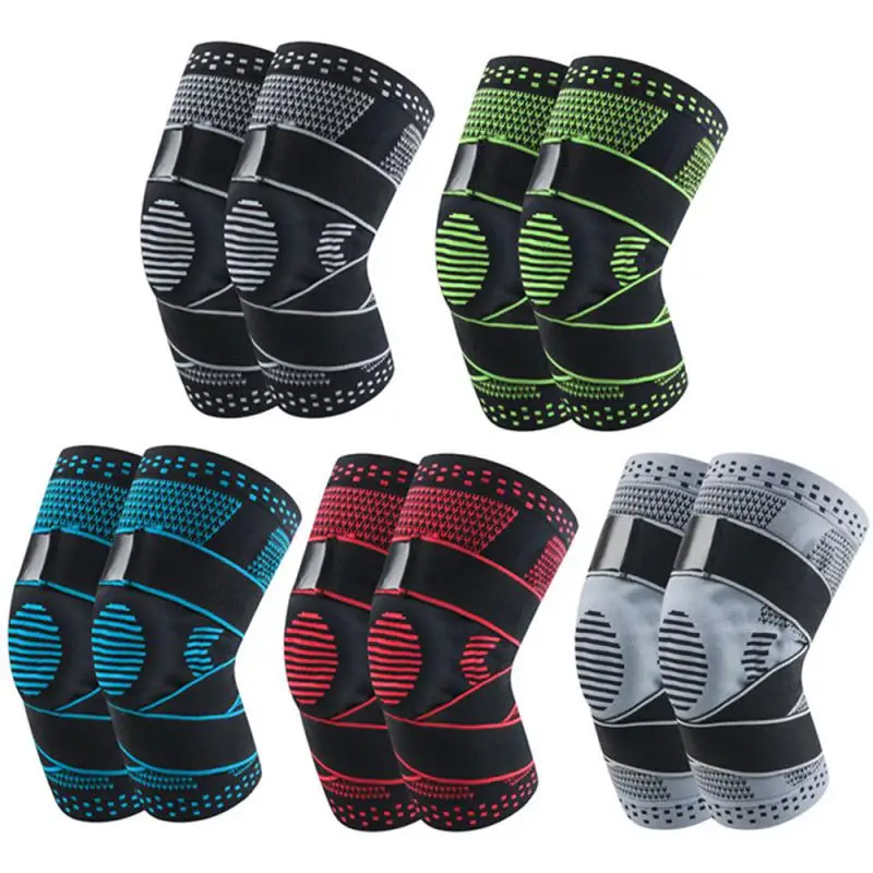 

Sportswear Gym clothing Knee Warmer Bandages Breathable Basketball Football Knee Anti-damage Fitness Sport Leggings Strap