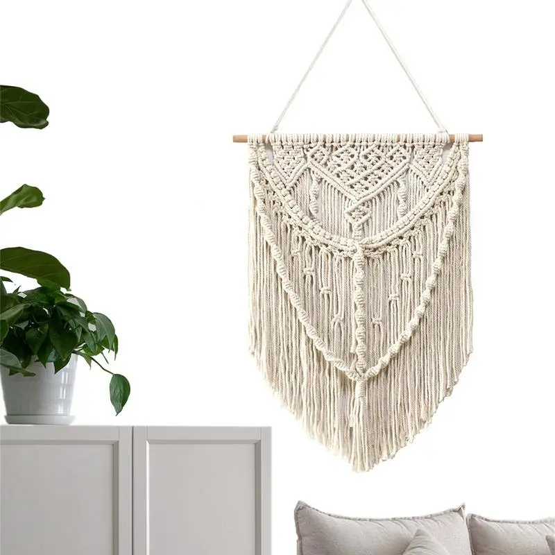 

Macrame Wall Art Boho Tapestry Nordic Style Woven Tapestry Wall Art Boho Decor Chic Home Decor Apartment Dorm Room Decorations
