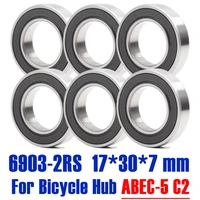 6903 2rs bearing 17307 mm 6 pcs abec 5 17 30 7 6903rs bearings for bicycle hub front rear hubs wheel