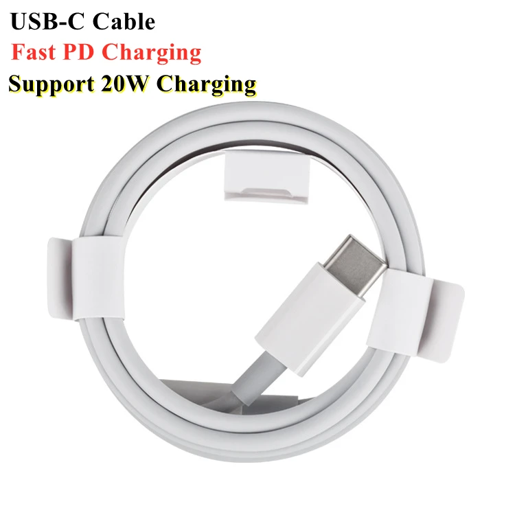

10pcs/1M USB-C to 8pin Cable Type C Data Sync Charge Cable 2M For Support Fast Charging Cable For 14 13 Pro Max 12 11 With Box